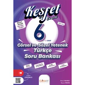 6. Sınıf Keşfet Serisi Görsel ve Sözel Yetenek Soru Bankası - Günay Yayınları
