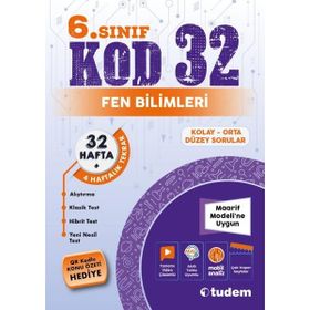 6. Sınıf KOD 32 Fen Bilimleri Tudem Eğitim