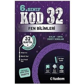6. Sınıf Kod 32 Fen Bilimleri Tudem Yayınları