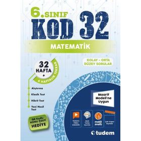 6. Sınıf KOD 32 Matematik - Tudem Eğitim Yayınları
