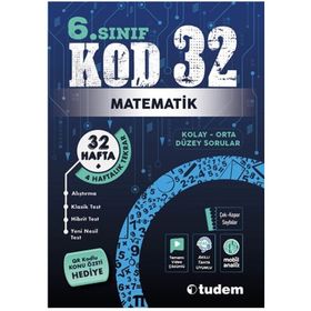 6. Sınıf KOD 32 Matematik - Tudem Eğitim Yayınları