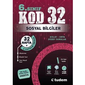 6. Sınıf KOD 32 Sosyal Bilgiler Tudem Eğitim