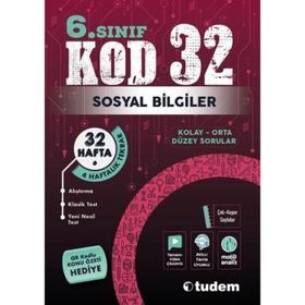 6. Sınıf KOD 32 Sosyal Bilgiler Tudem Eğitim
