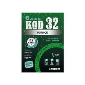 6. Sınıf KOD 32 Türkçe Tudem Eğitim