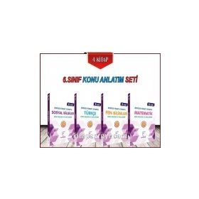 6. Sınıf Konu Anlatım Seti 4 Kitap Karekök Yayınları