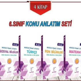 6. Sınıf Konu Anlatım Seti 4 Kitap Karekök Yayınları