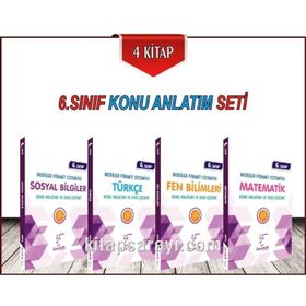 6. Sınıf Konu Anlatım Seti 4 Kitap Karekök Yayınları