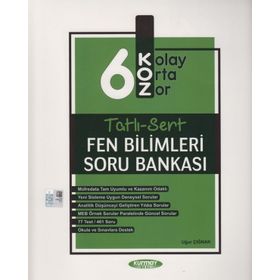 6. Sınıf Koz Tatlı Sert Fen Bilimleri Soru Bankası-Gama Yayınları