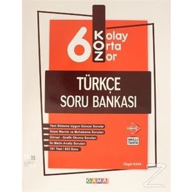 6. Sınıf Koz Tatlı Sert Türkçe Soru Bankası-Gama Yayınları