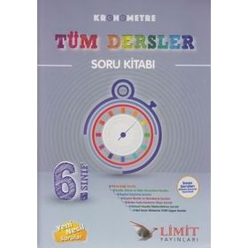 6 Sınıf Kronometre Tüm Dersler Soru Bankası Limit Yayınları