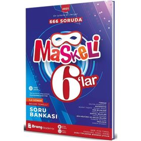 6. Sınıf Maskeli 6'lar İlk Dönem Beceri Temelli Soru Bankası-Branş Akademi Yayınları