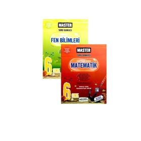6. Sınıf Master Matematik ve Fen Bilimleri Soru Bankası Seti Okyanus Yayınları