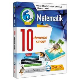 6. Sınıf Matematik 10 Deneme Sınavı Çanta Yayınları