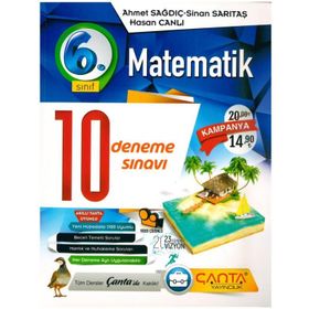 6. Sınıf Matematik 10 Deneme Sınavı Çanta Yayınları