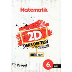 6. Sınıf Matematik 2D Ders Defteri Ev Çalışmaları-Pergel Yayınları