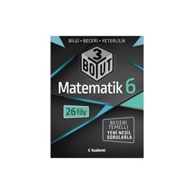 6. Sınıf Matematik 3 Boyut Föy-Tudem Yayınları