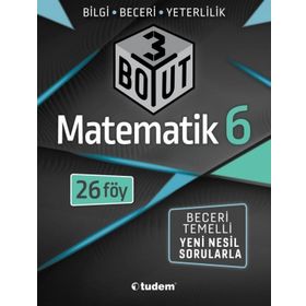 6. Sınıf Matematik 3 Boyut Föy-Tudem Yayınları