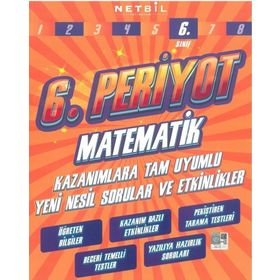 6. Sınıf Matematik 6. Periyot-Netbil Yayınları