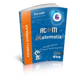 6. Sınıf Matematik Atom Aşamalı Sorular-Artı Zeka Yayınları