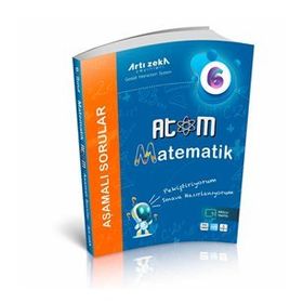 6. Sınıf Matematik Atom Aşamalı Sorular-Artı Zeka Yayınları