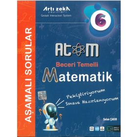 6. Sınıf Matematik Atom Aşamalı Sorular-Artı Zeka Yayınları