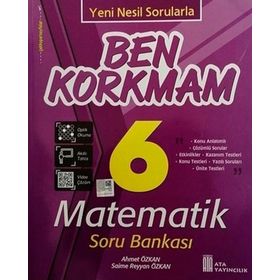 6. Sınıf Matematik Ben Korkmam Soru Bankası Ata Yayıncılık