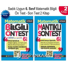6. Sınıf Matematik Bilgili Ön Test-Sadık Uygun Yayınları