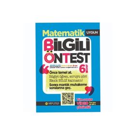 6. Sınıf Matematik Bilgili Ön Test-Sadık Uygun Yayınları