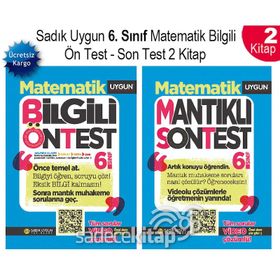 6. Sınıf Matematik Bilgili Ön Test-Sadık Uygun Yayınları
