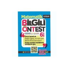 6. Sınıf Matematik Bilgili Ön Test-Sadık Uygun Yayınları