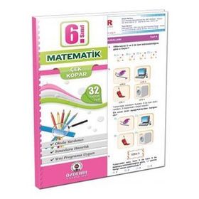 6. Sınıf Matematik Çek Kopar Yaprak Test - Özdebir Yayınları