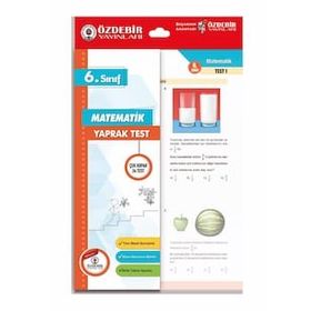 6. Sınıf Matematik Çek Kopar Yaprak Test - Özdebir Yayınları