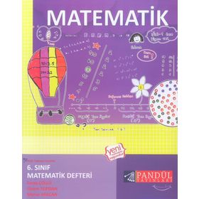 6. Sınıf Matematik Defteri Pandül Yayınları
