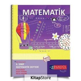 6. Sınıf Matematik Defteri Pandül Yayınları