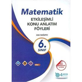 6. Sınıf Matematik Etkinlik Konu Anlatım Föyleri 4 Adım Yayınları