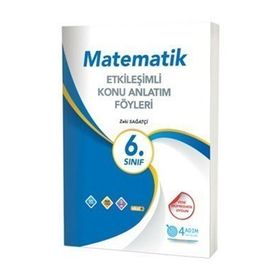 6. Sınıf Matematik Etkinlik Konu Anlatım Föyleri 4 Adım Yayınları