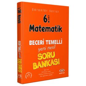 6. Sınıf Matematik Garantör Beceri Temelli Soru Bankası-Data Yayınları