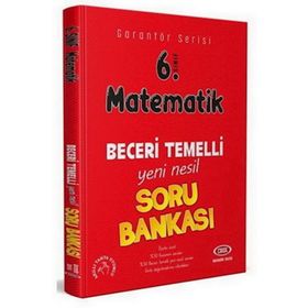 6. Sınıf Matematik Garantör Beceri Temelli Soru Bankası-Data Yayınları