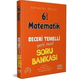 6. Sınıf Matematik Garantör Beceri Temelli Soru Bankası-Data Yayınları