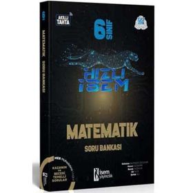 6. Sınıf Matematik Hızlı İsem Soru Bankası 2021-İsem Yayınları