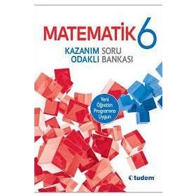6. Sınıf Matematik Kazanım Odaklı Soru Bankası Tudem Yayınları