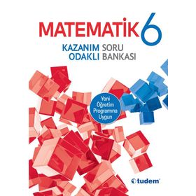 6. Sınıf Matematik Kazanım Odaklı Soru Bankası Tudem Yayınları