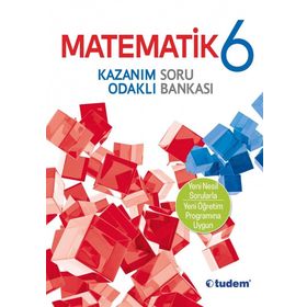 6. Sınıf Matematik Kazanım Odaklı Soru Bankası Tudem Yayınları