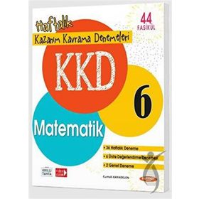 6. Sınıf Matematik KKD Denemeleri 44 Fasikül Kurmay Yayınları