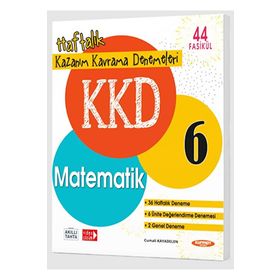 6. Sınıf Matematik KKD Denemeleri 44 Fasikül Kurmay Yayınları