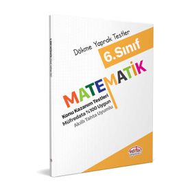 6. Sınıf Matematik Konu Kazanım Testleri - Editör Yayınları