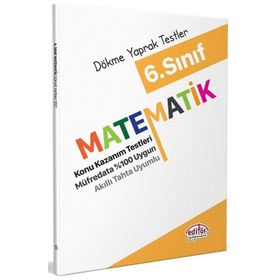 6. Sınıf Matematik Konu Kazanım Testleri - Editör Yayınları