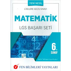 6. Sınıf Matematik LGS Başarı Seti-Fen Bilimleri Yayınları