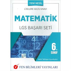 6. Sınıf Matematik LGS Başarı Seti-Fen Bilimleri Yayınları