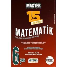 6. Sınıf Matematik Master 15 Deneme - Okyanus Yayınları